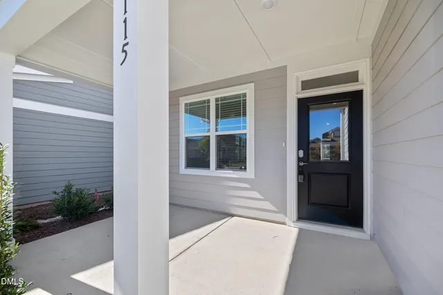 a view of front door of house