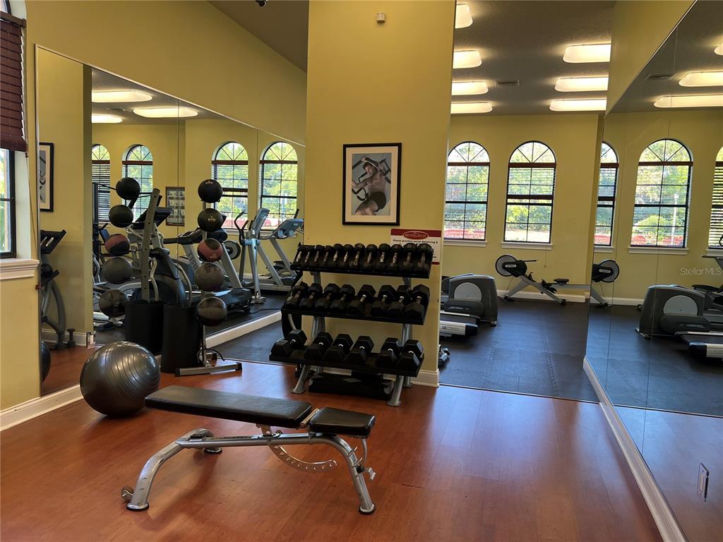 714 Riviera Bella Drive DeBary, FL 32713 - Photo 45 of 50 a view of a room with gym equipment