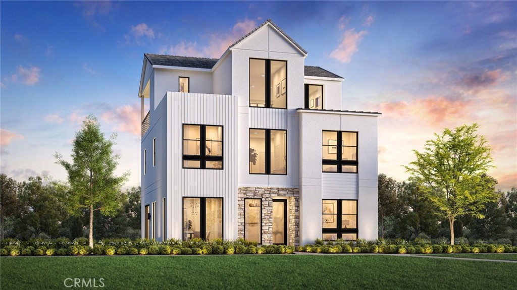 Front Elevation: Brunia Modern Farmhouse