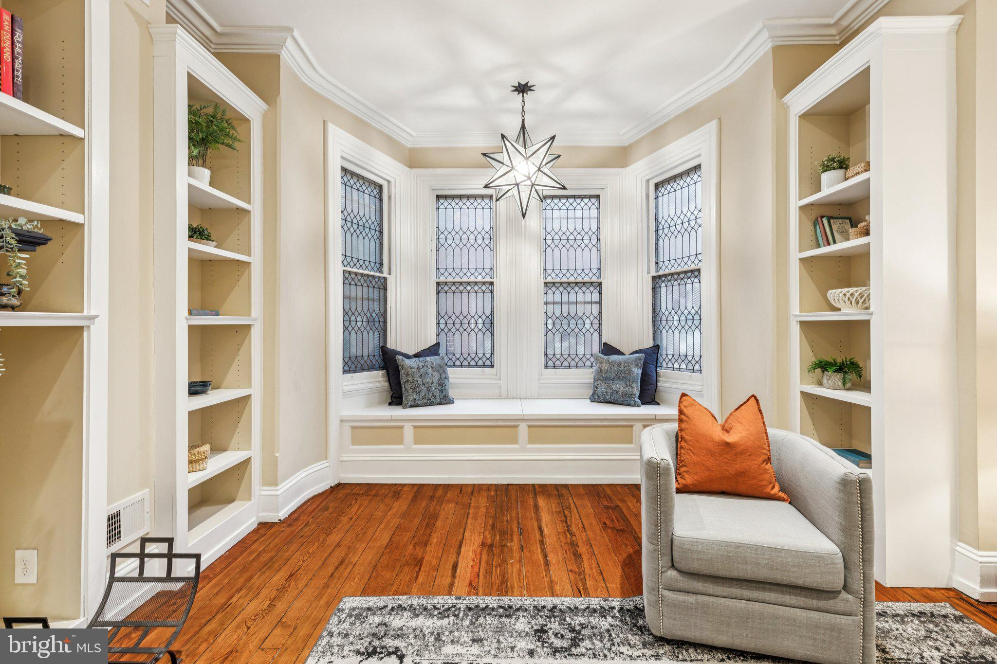 2221 Locust Street Philadelphia, PA 19103 - Photo 37 of 70 a living room with furniture and a rug