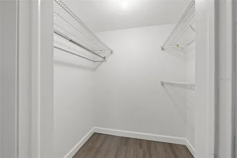 a view of walk in closet