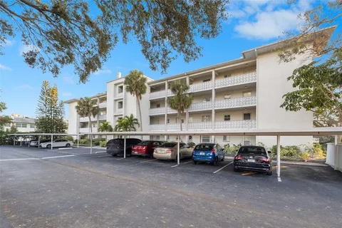a car parked in front of a building