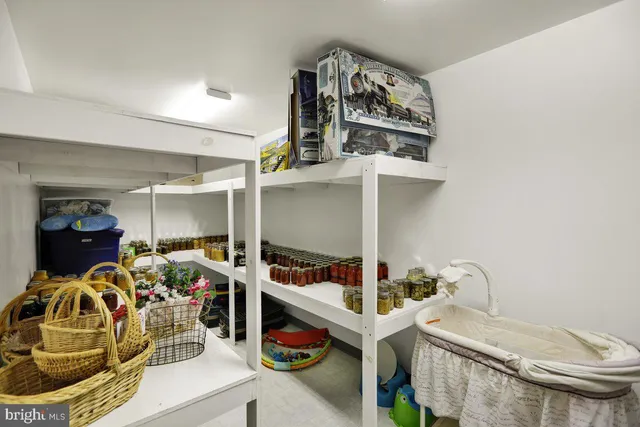 a room with storage and utility