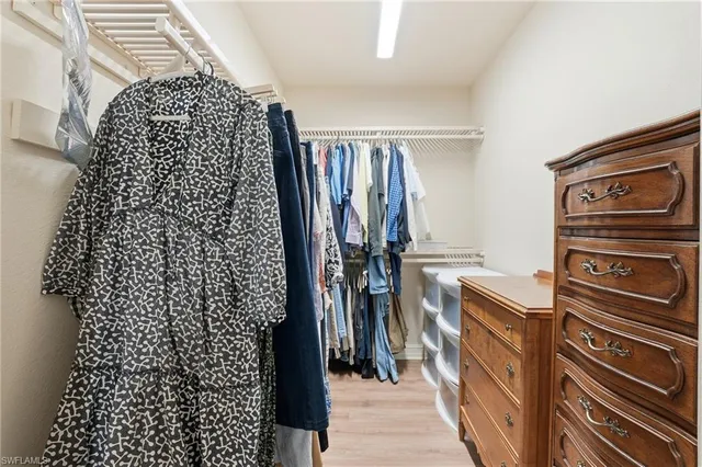 a view of walk in closet