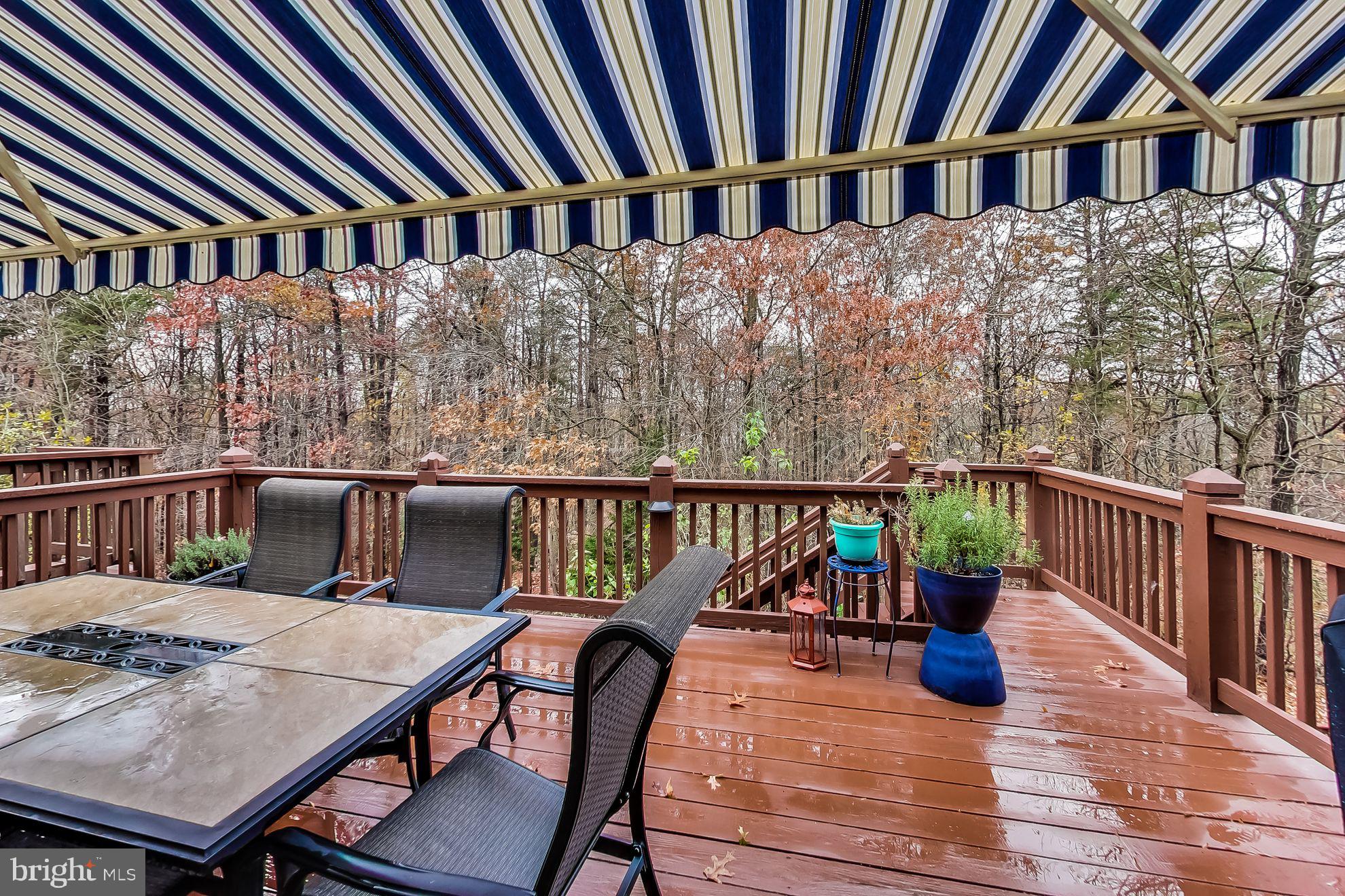 2730 Summers Ridge Drive Odenton, MD 21113 - Photo 33 of 48 Rear Deck w/Awning
