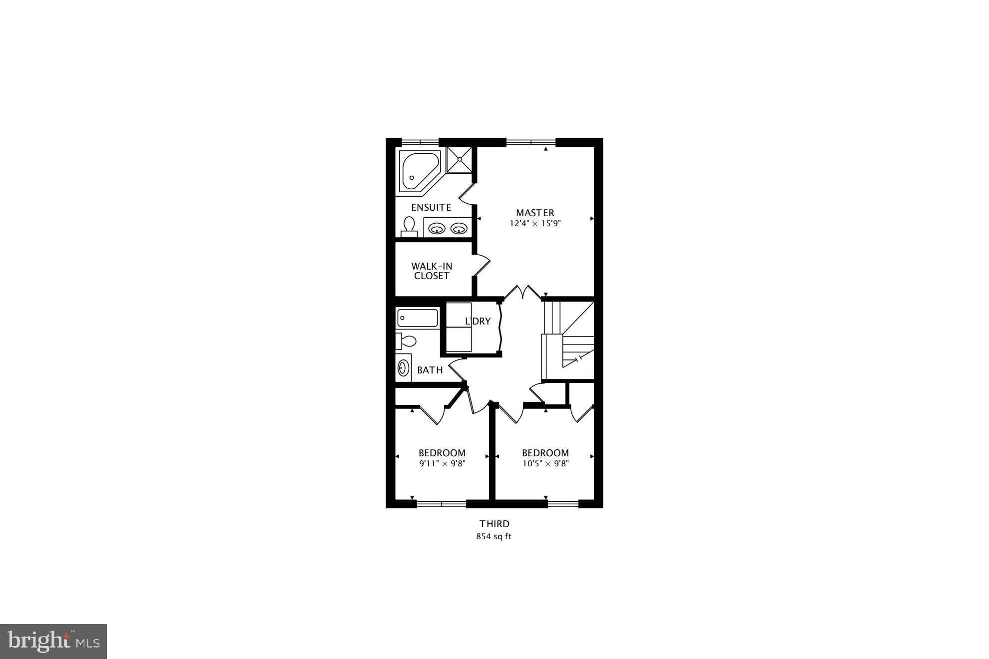 2730 Summers Ridge Drive Odenton, MD 21113 - Photo 48 of 48 Second Level Floor Plan