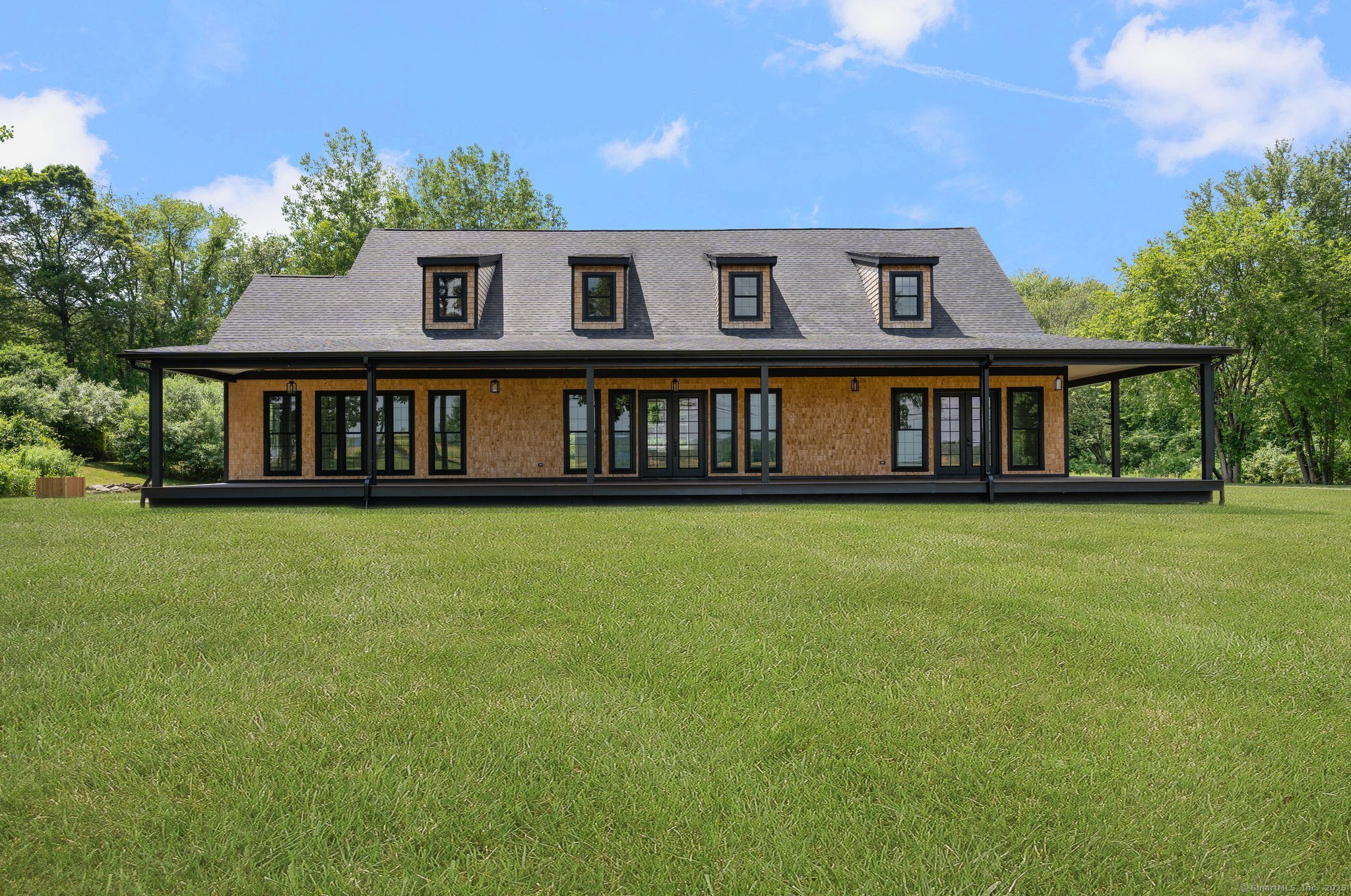 a view of a house with a swimming pool