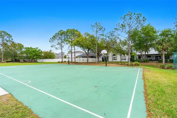 a house with trees in front of it