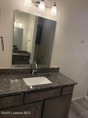 a bathroom with a tub