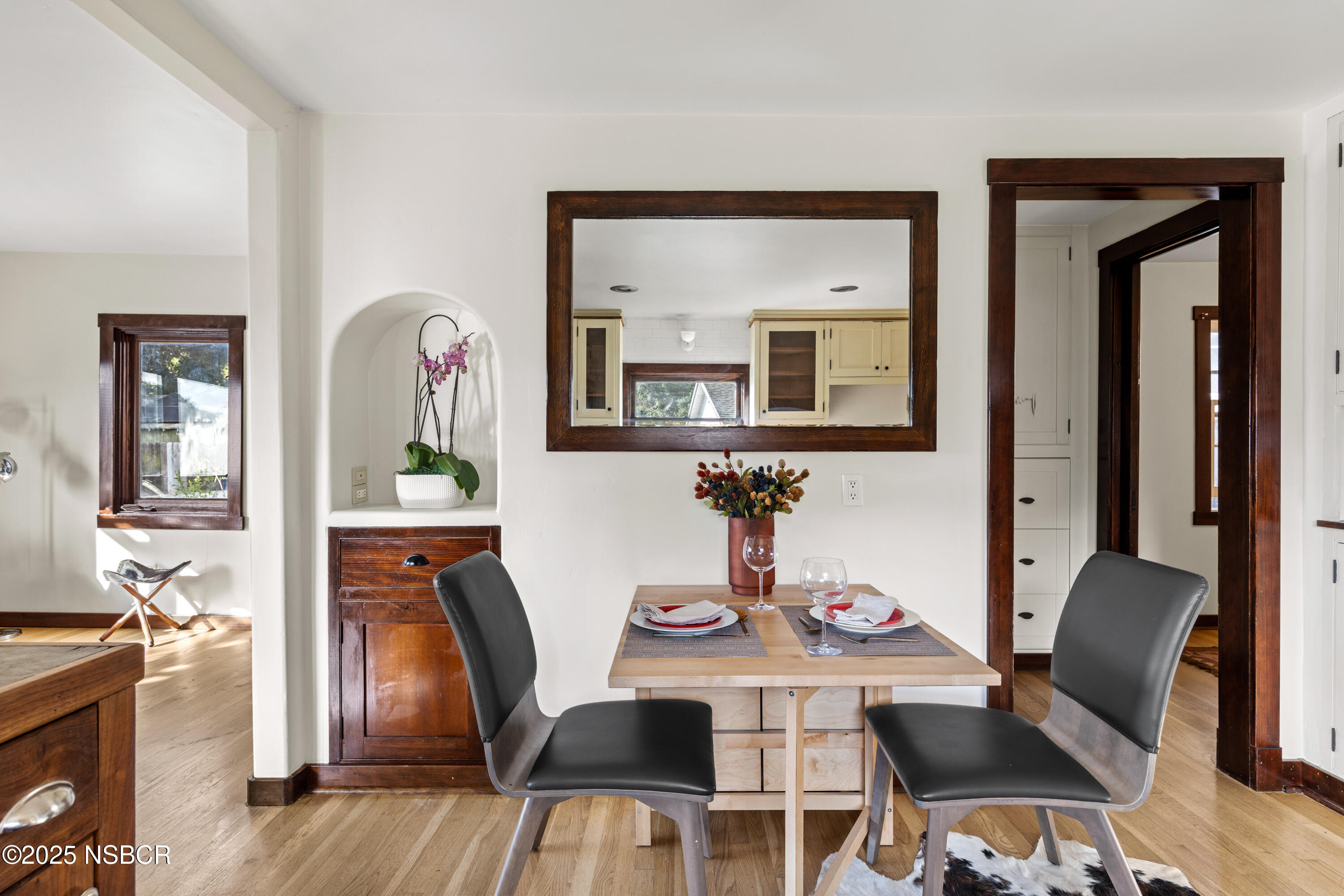 616 Alisal Road Solvang, CA 93463 - Photo 9 of 35 a view of kitchen with dining area and chandelier