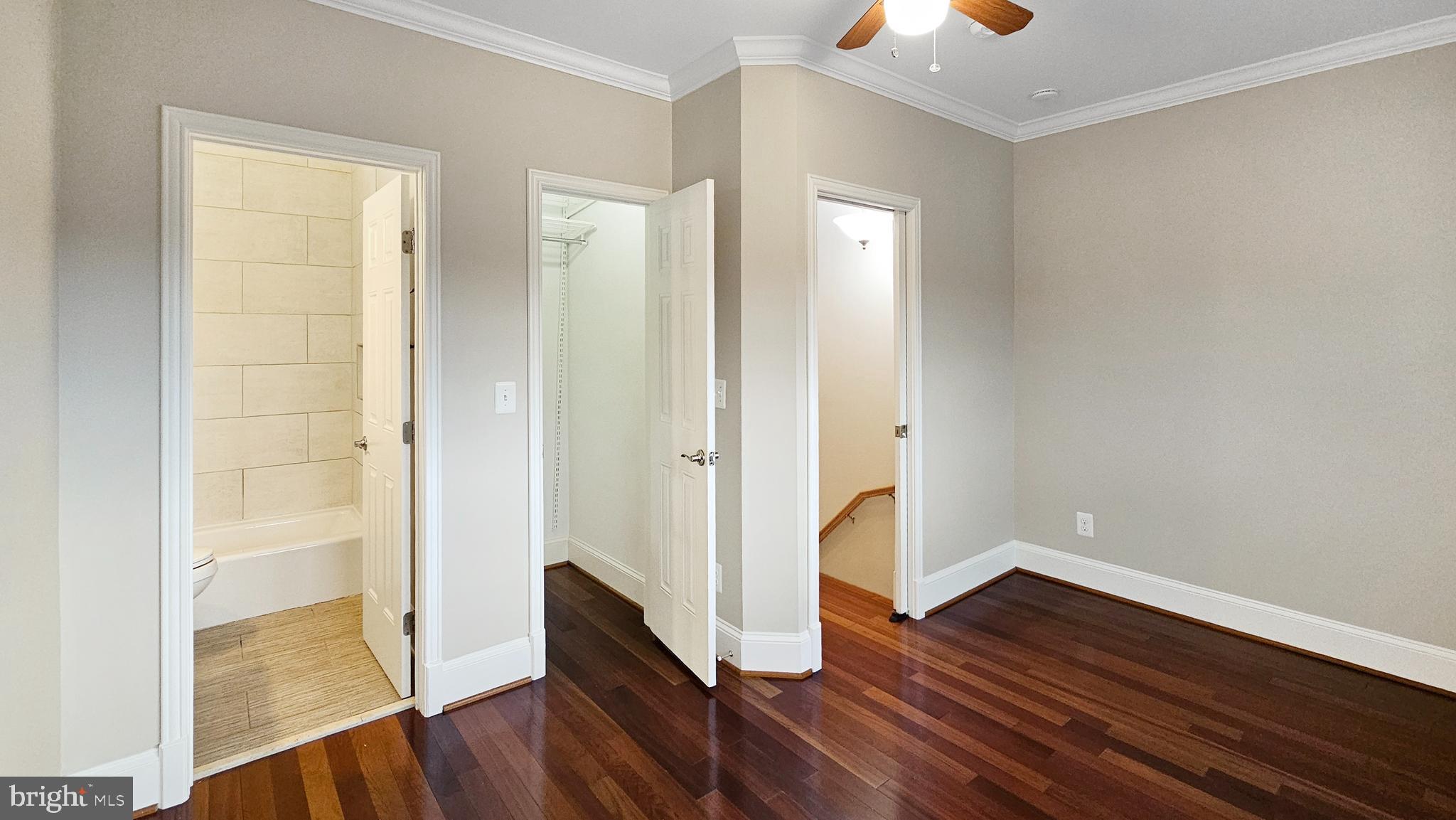1834 Massachusetts Avenue Southeast Washington, DC 20003 - Photo 12 of 25 wooden floor in an empty room