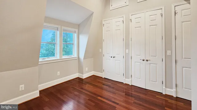 wooden floor in an empty room