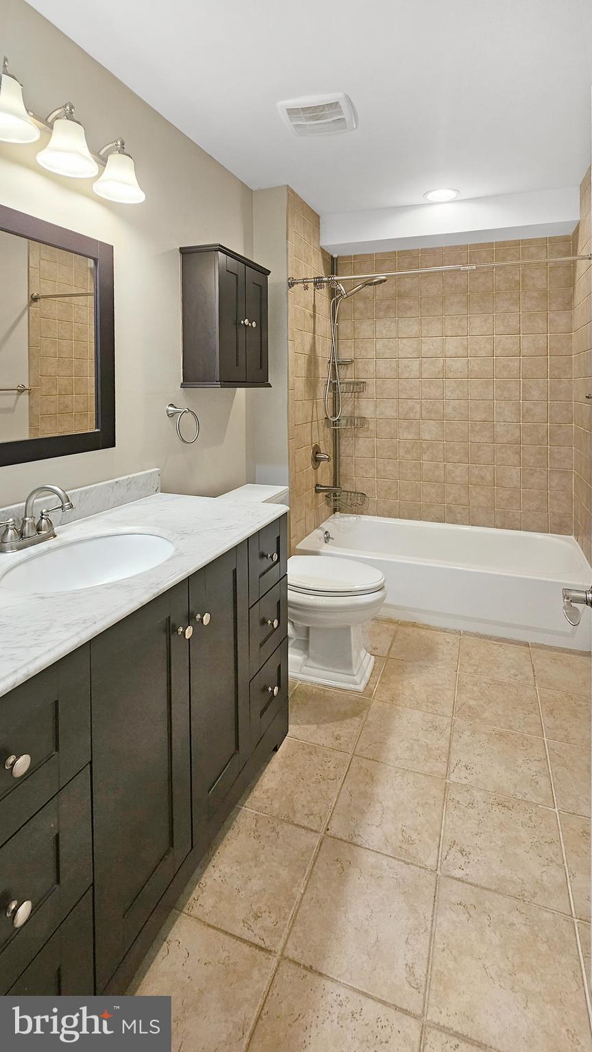 1834 Massachusetts Avenue Southeast Washington, DC 20003 - Photo 7 of 25 a bathroom with a sink a toilet and mirror