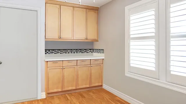 a view of an empty room with window