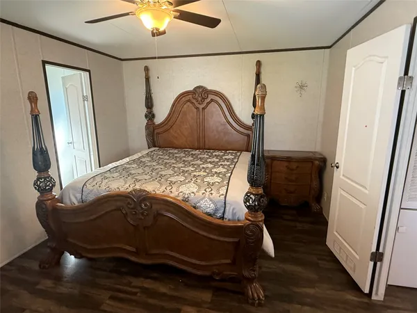 a backyard of a house