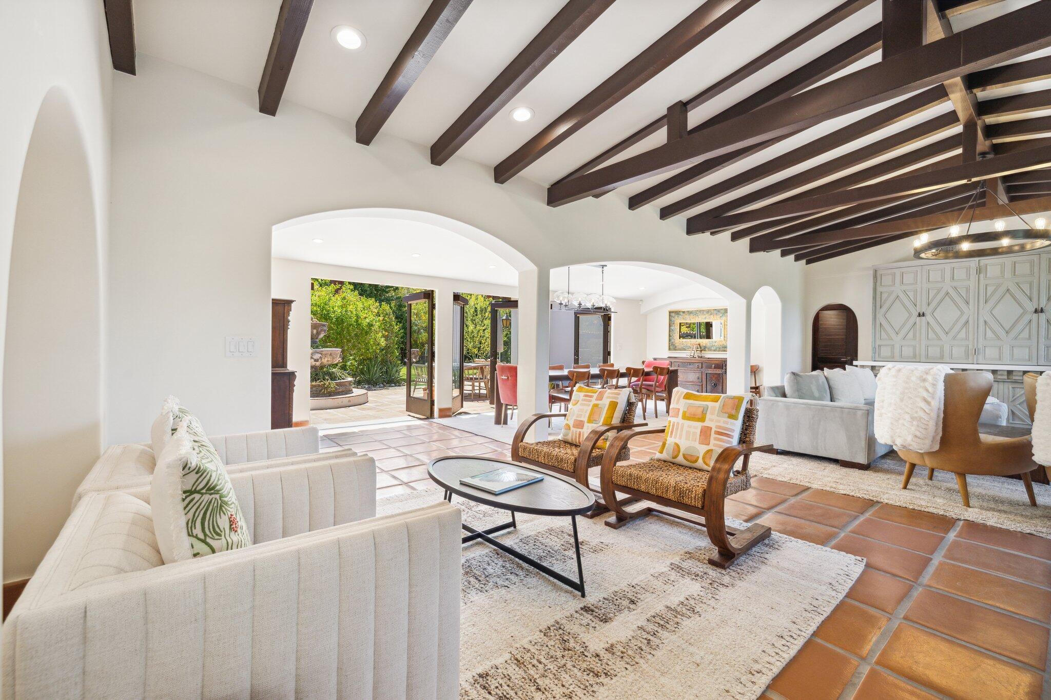 435 West Vereda Sur Palm Springs, CA 92262 - Photo 15 of 80 a living room with furniture and a large window
