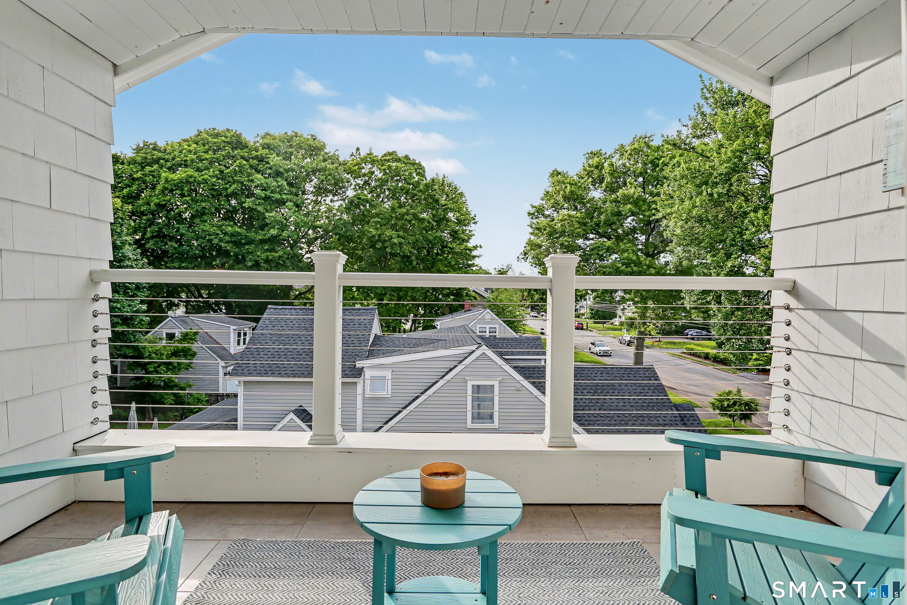 298 South Benson Road Fairfield, CT 06824 - Photo 30 of 39 3rd Level Full Porch
