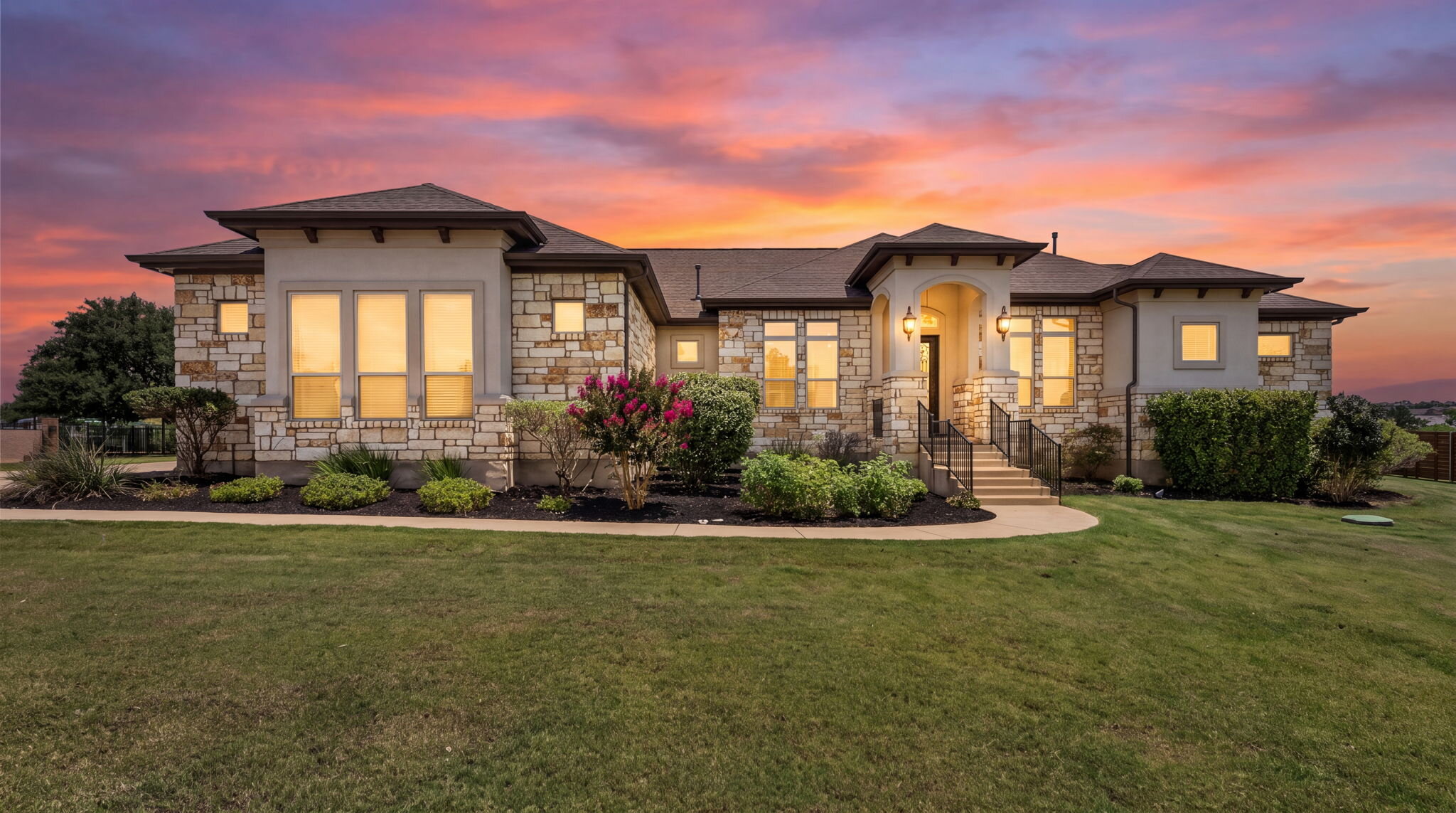 105 Coopers Hill Road Georgetown, TX 78633 - Photo 1 of 40 a front view of a house with a yard