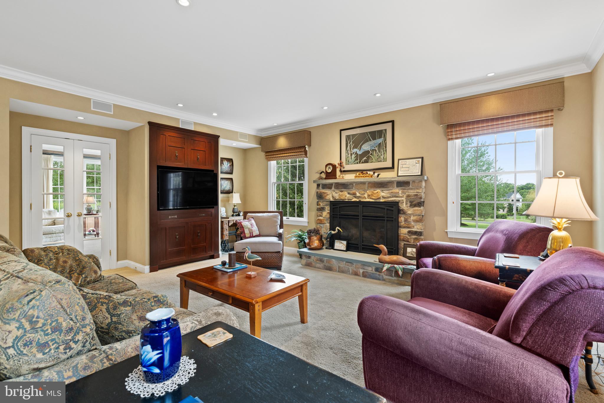 1010 Branch Mill Road Telford, PA 18969 - Photo 14 of 74 a living room with furniture fireplace and flat screen tv