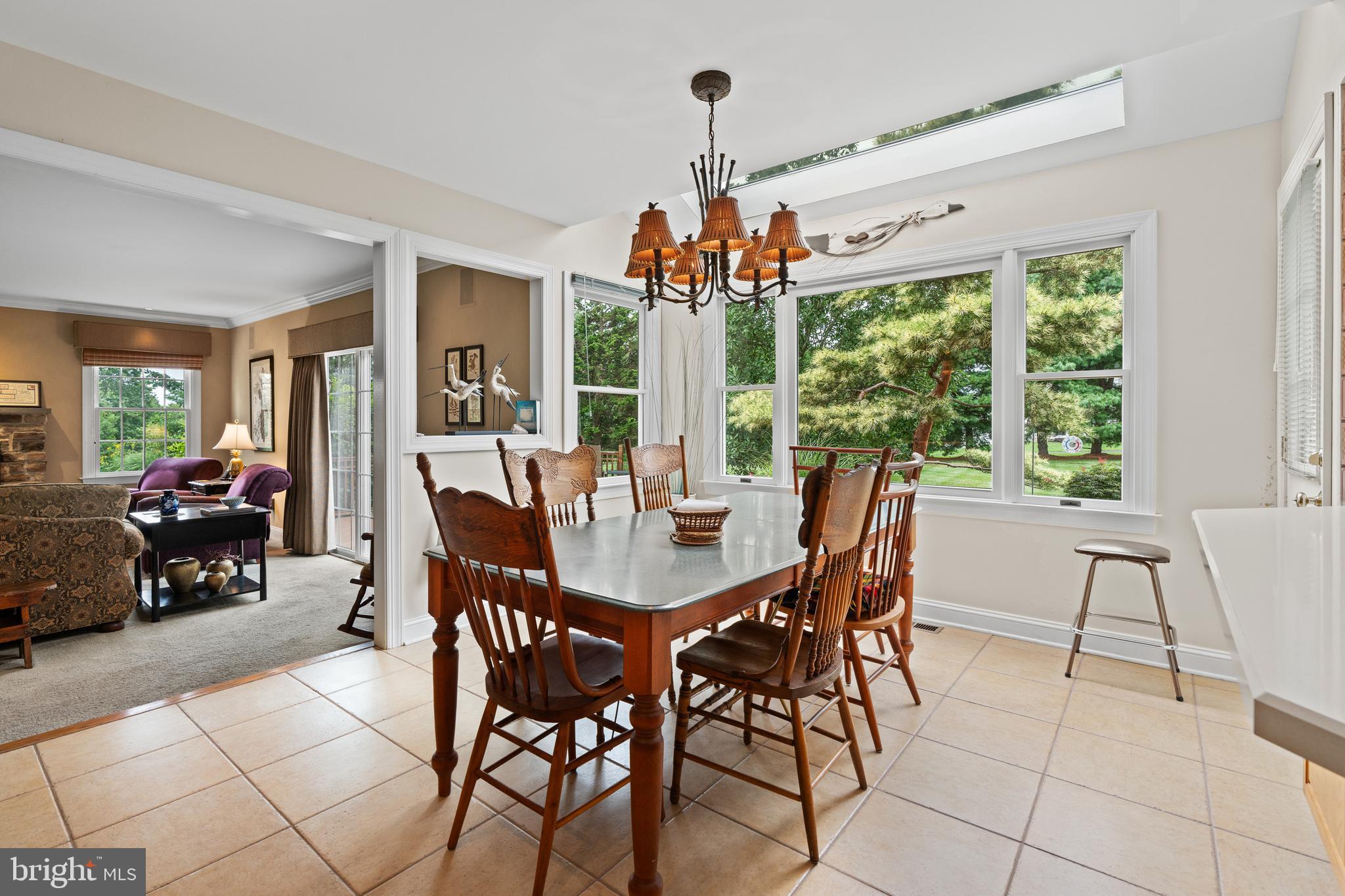 1010 Branch Mill Road Telford, PA 18969 - Photo 22 of 74 a view of a dining room with furniture large windows and wooden floor