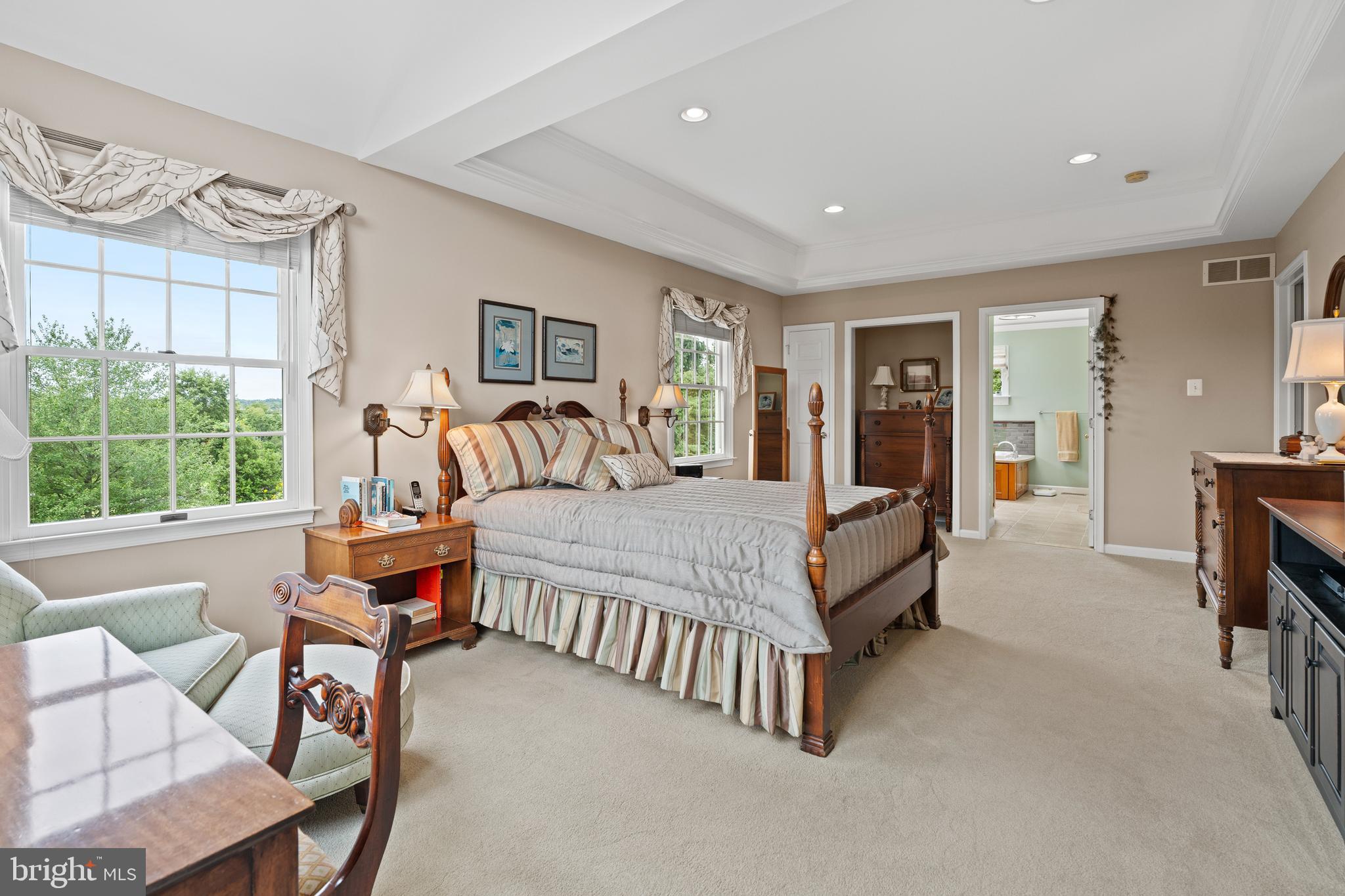 1010 Branch Mill Road Telford, PA 18969 - Photo 28 of 74 a spacious bedroom with a bed and a large window