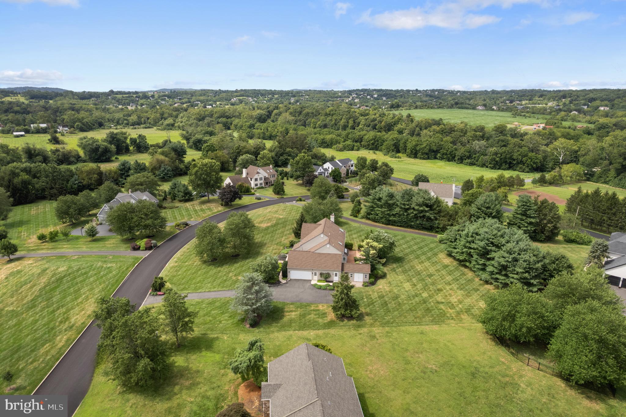 1010 Branch Mill Road Telford, PA 18969 - Photo 61 of 74 an aerial view of a houses with a yard