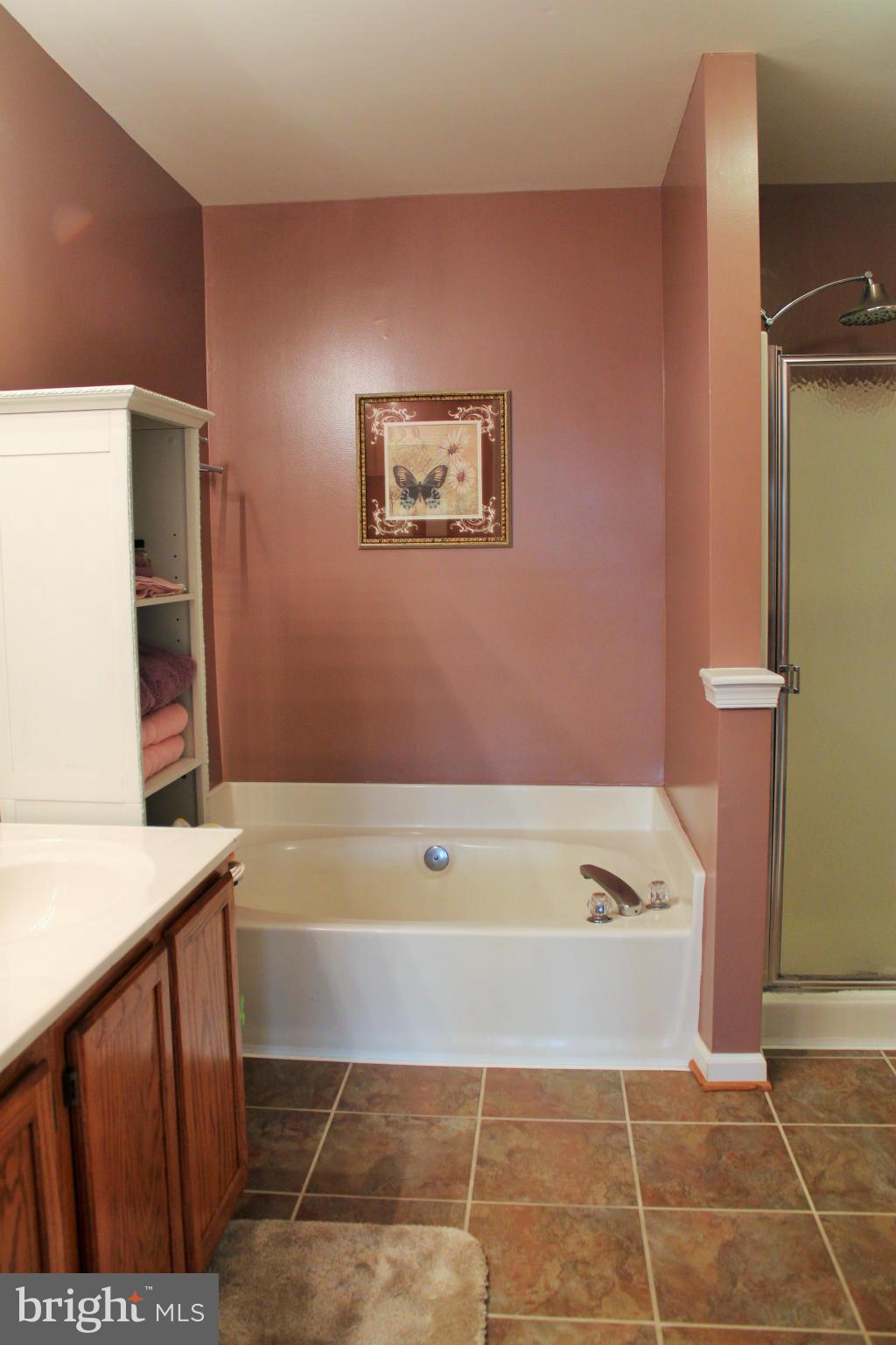 8850 Fox Circle Perry Hall, MD 21128 - Photo 18 of 30 a bath tub sitting next to a white toilet