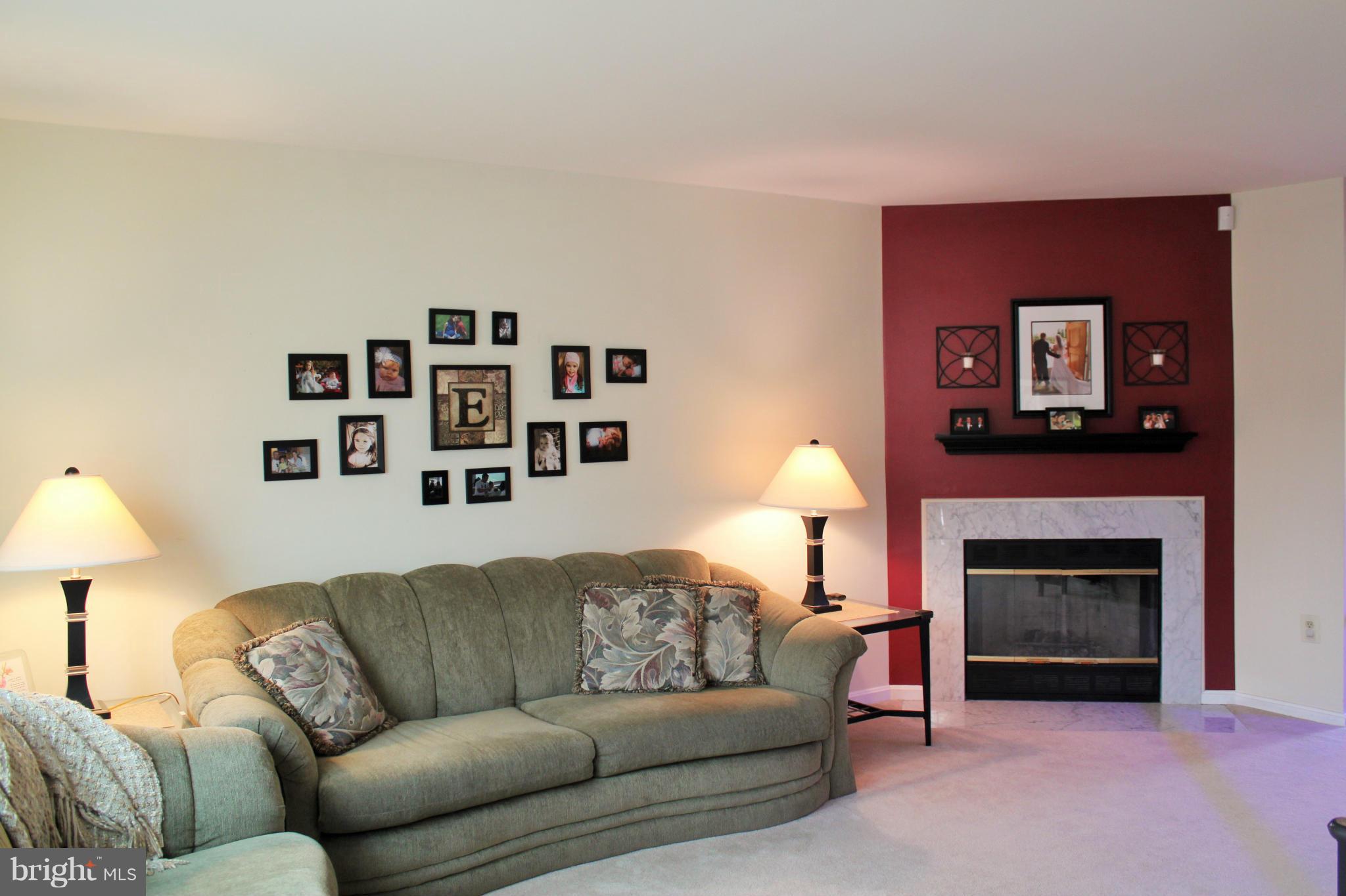 8850 Fox Circle Perry Hall, MD 21128 - Photo 5 of 30 a living room with furniture and a fireplace