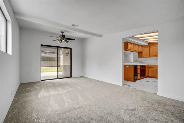a view of hallway with stairs