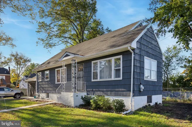 a backyard of a house with seating space