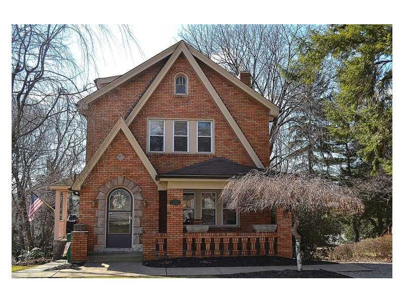 357 Goldsmith Road Pittsburgh, PA 15237 - Photo 1 of 25 Exterior Front. Architecturally interesting, aesthetically charming, brick beauty! Concrete walkway leads to cozy, covered front porch and level, quaint entry. Double paned windows, excepting those that have integral beauty.