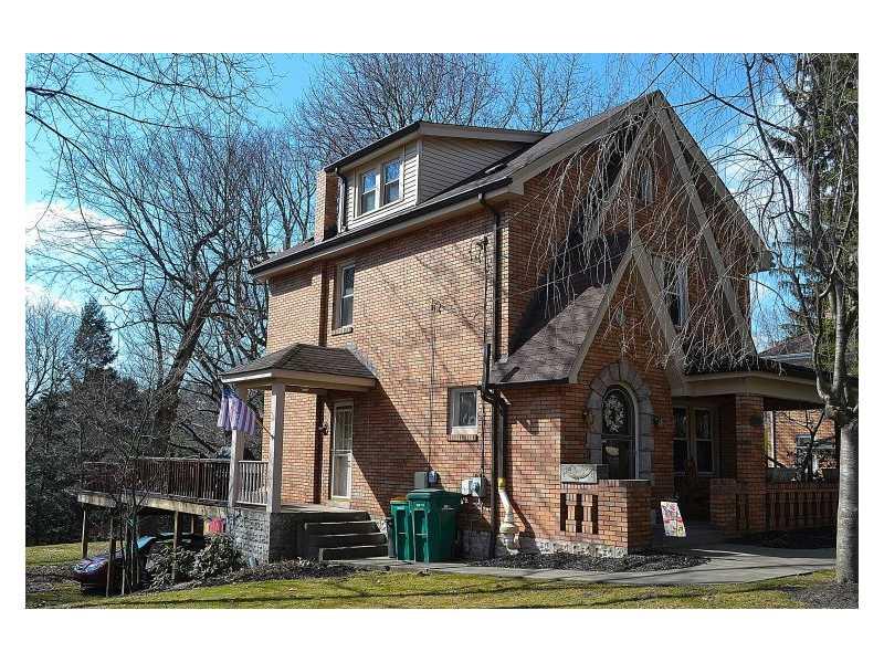 357 Goldsmith Road Pittsburgh, PA 15237 - Photo 21 of 25 Exterior Front. The covered side porch leads to the expansive deck and yard.