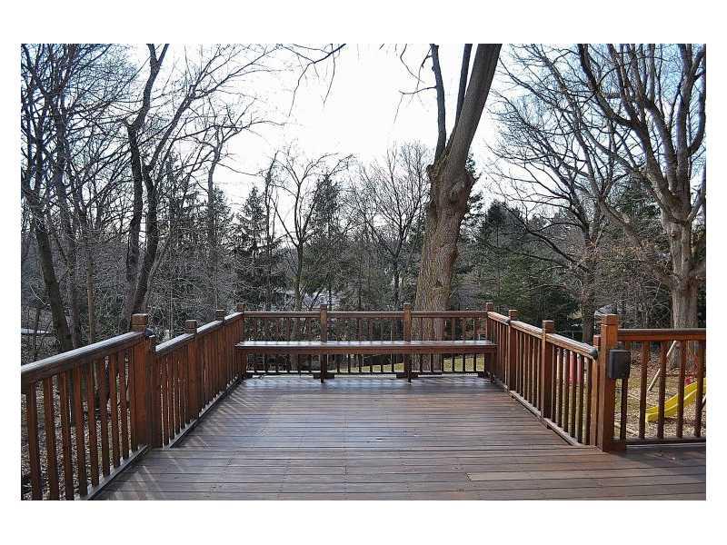 357 Goldsmith Road Pittsburgh, PA 15237 - Photo 23 of 25 Patio/Deck. This area of the deck is sunken (one step down) and has a built in bench.