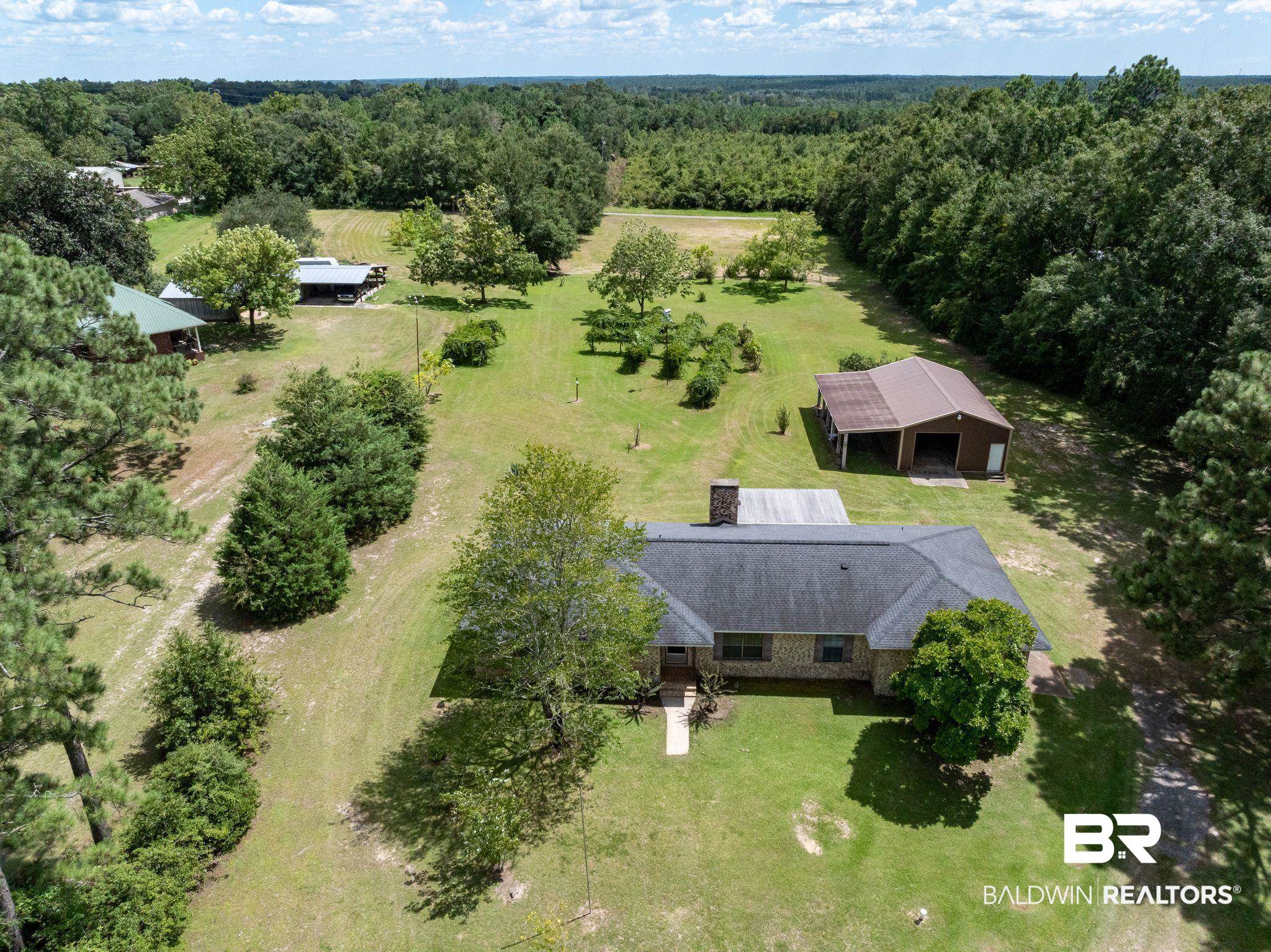 15880 Pine Grove Rd Extension West Bay Minette, AL 36507 - Photo 42 of 44 Birds eye view of property