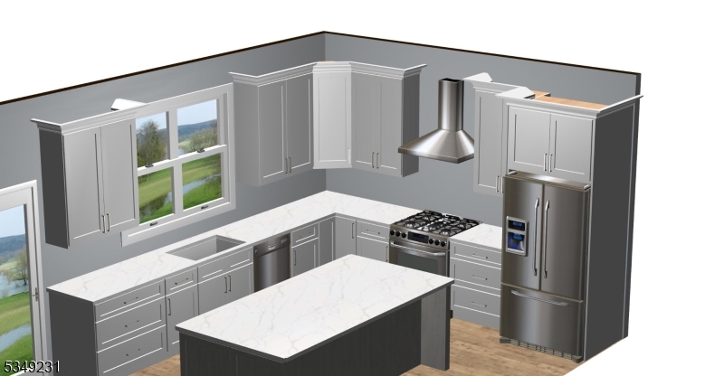 2 Ashley Court Butler, NJ 07405 - Photo 6 of 8 a kitchen with a refrigerator and a sink