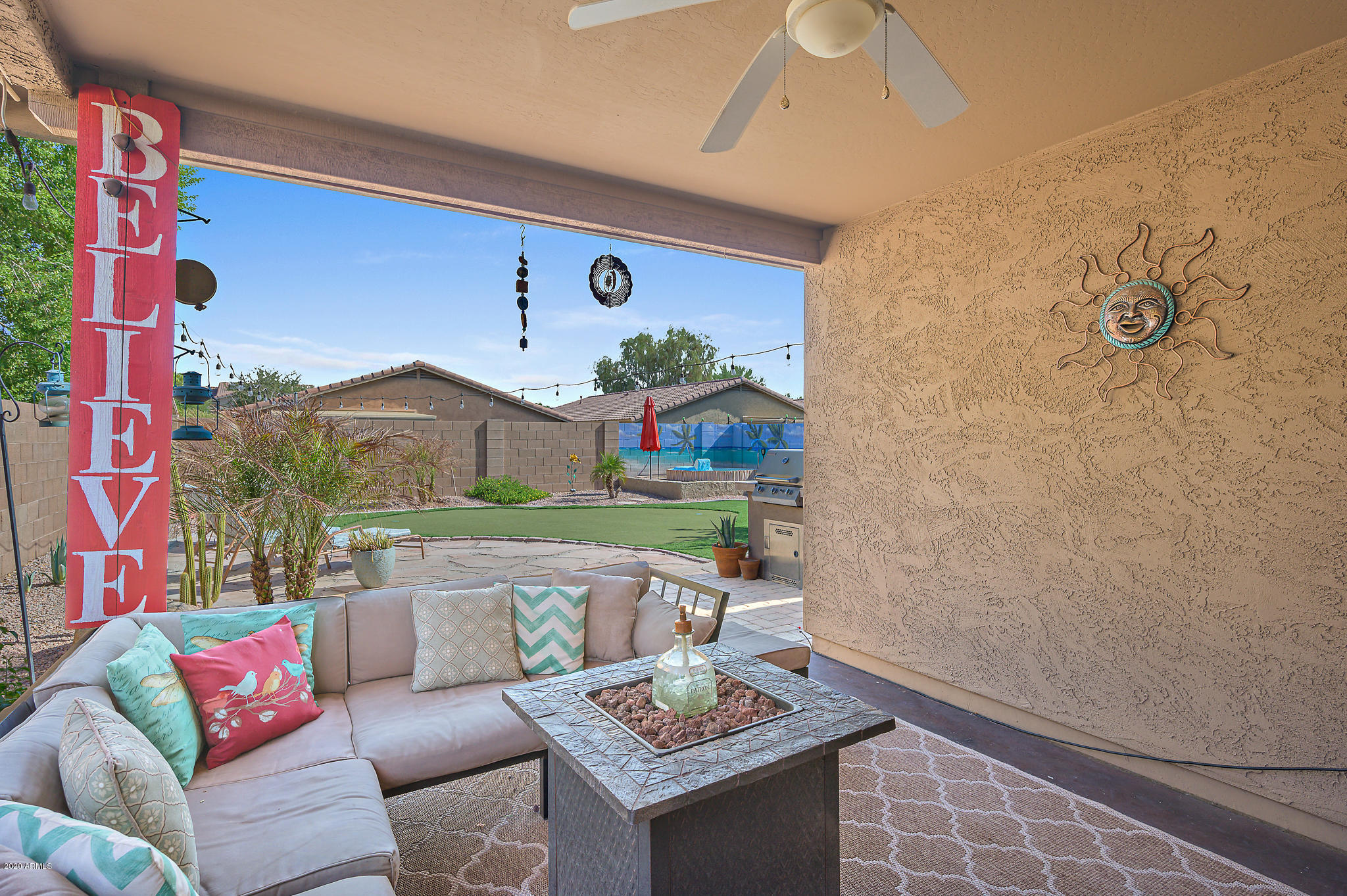 44848 Miramar Road Maricopa, AZ 85139 - Photo 17 of 25 Large, extended covered patio