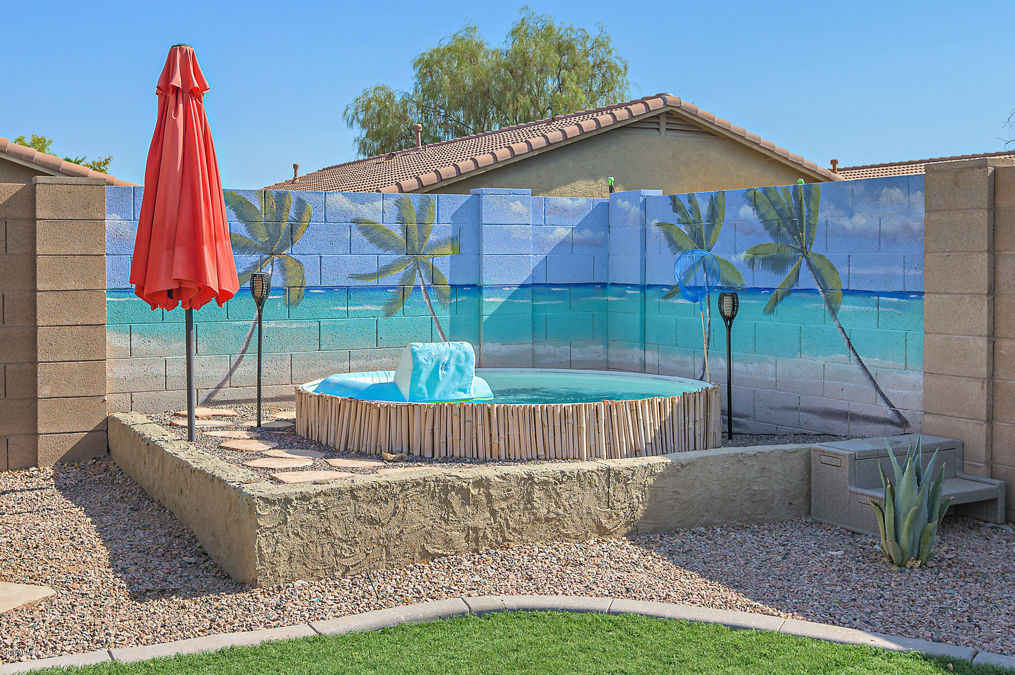 44848 Miramar Road Maricopa, AZ 85139 - Photo 22 of 25 Professionally painted beach mural