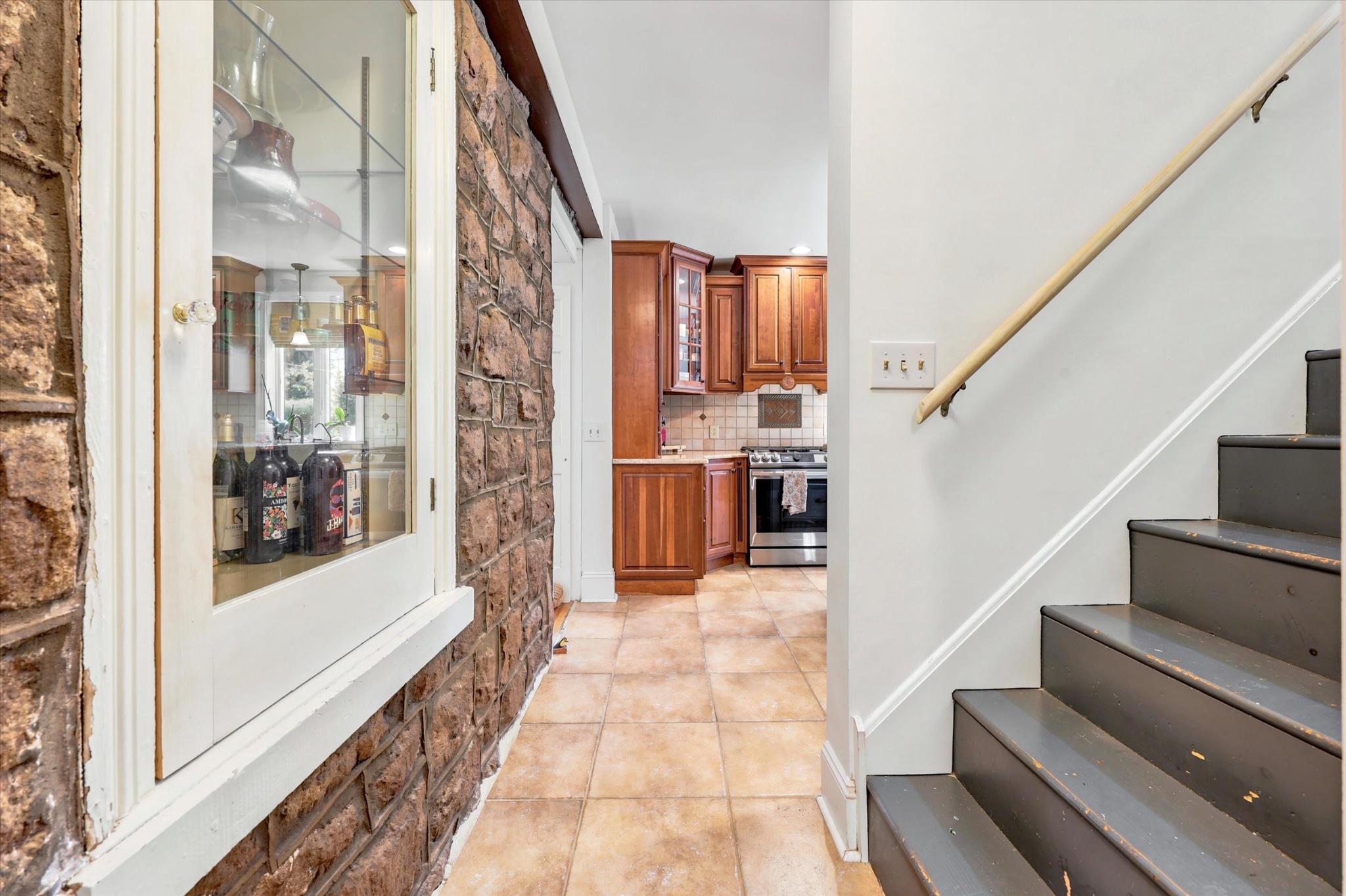 1622 Jarrettown Road Dresher, PA 19025 - Photo 13 of 61 Interior stone wall with original details