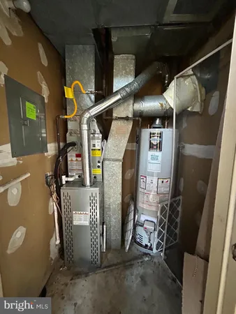 a view of water heater room