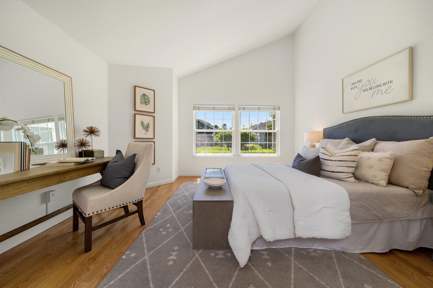 603 Cornwallis Lane Foster City, CA 94404 - Photo 24 of 36 a bedroom with a bed and a couch