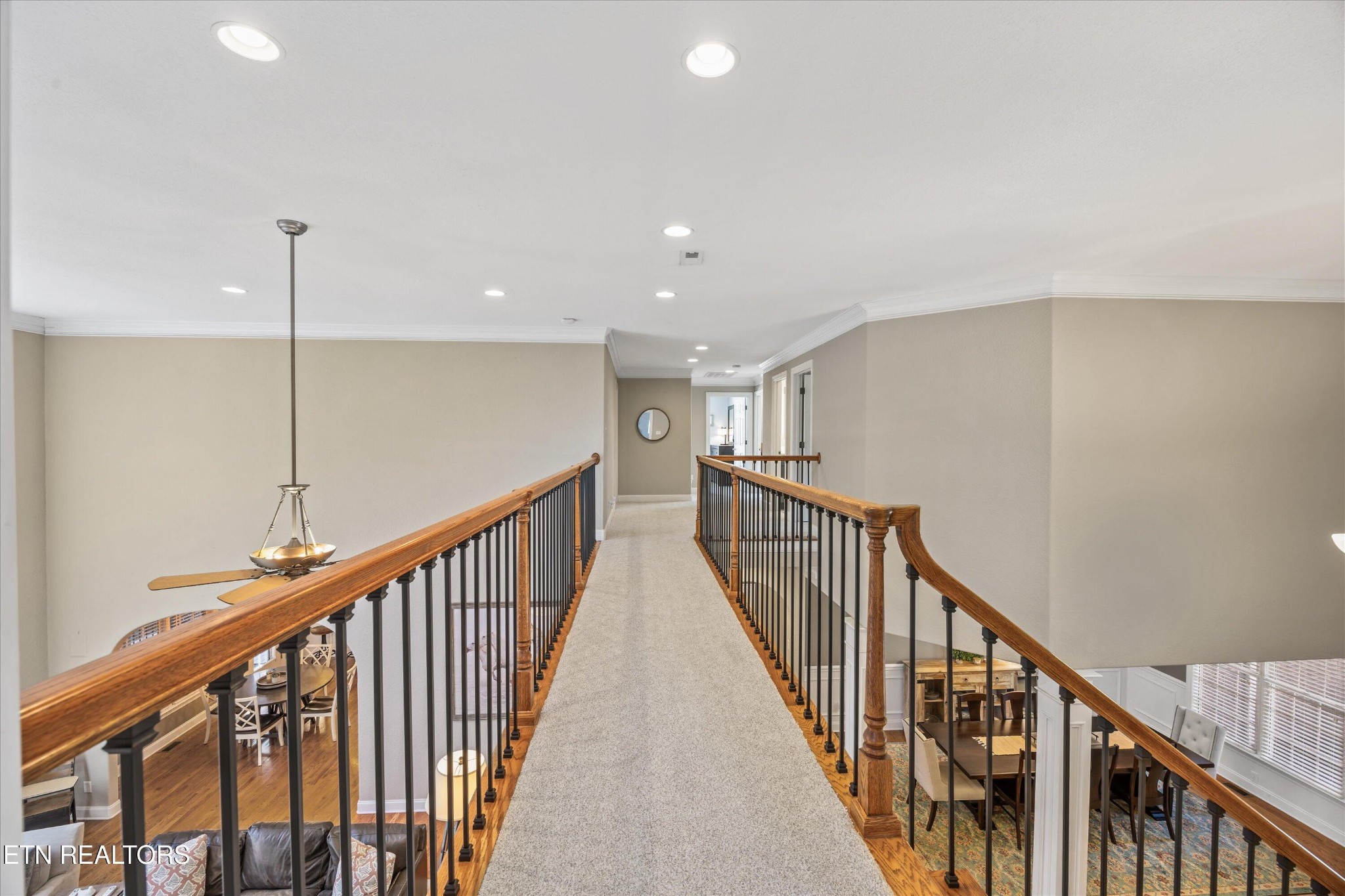 12820 High Oak Road Knoxville, TN 37934 - Photo 23 of 60 a view of staircase with wooden floor