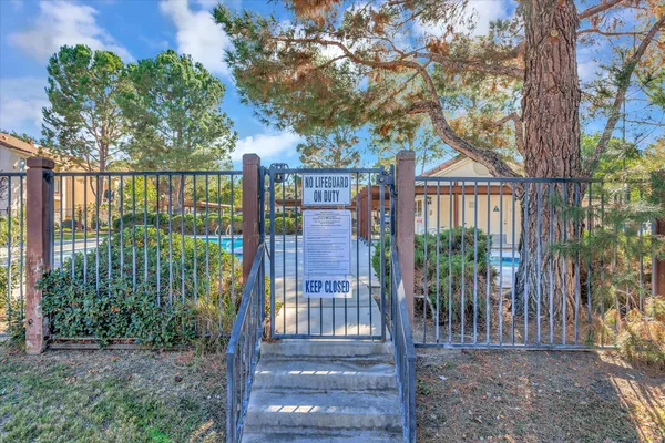 a view of outdoor space yard and swimming pool