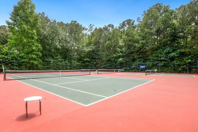 a view of a tennis court