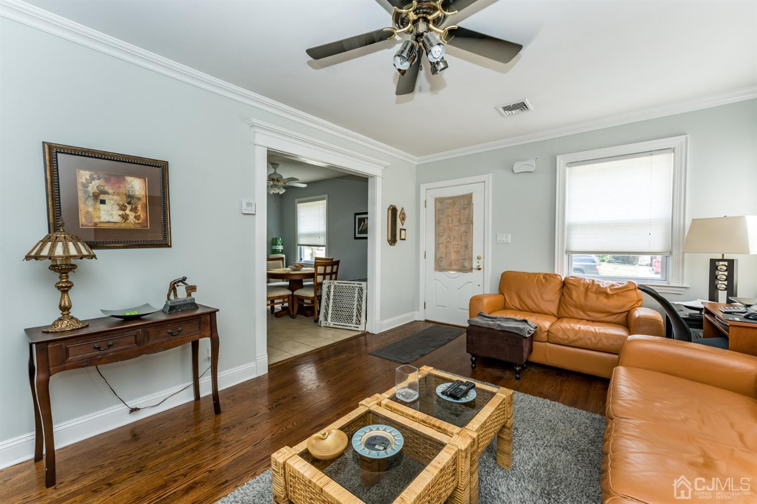 226 Hillside Road Linden, NJ 07036 - Photo 5 of 31 a living room with furniture and a wooden floor