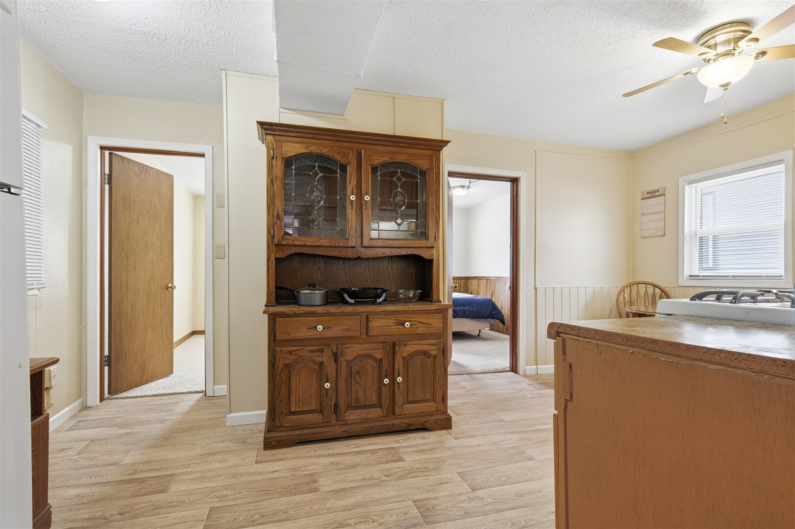 603 West Chestnut Street Bloomington, IL 61701 - Photo 17 of 24 a kitchen with stainless steel appliances granite countertop a stove a sink and a refrigerator