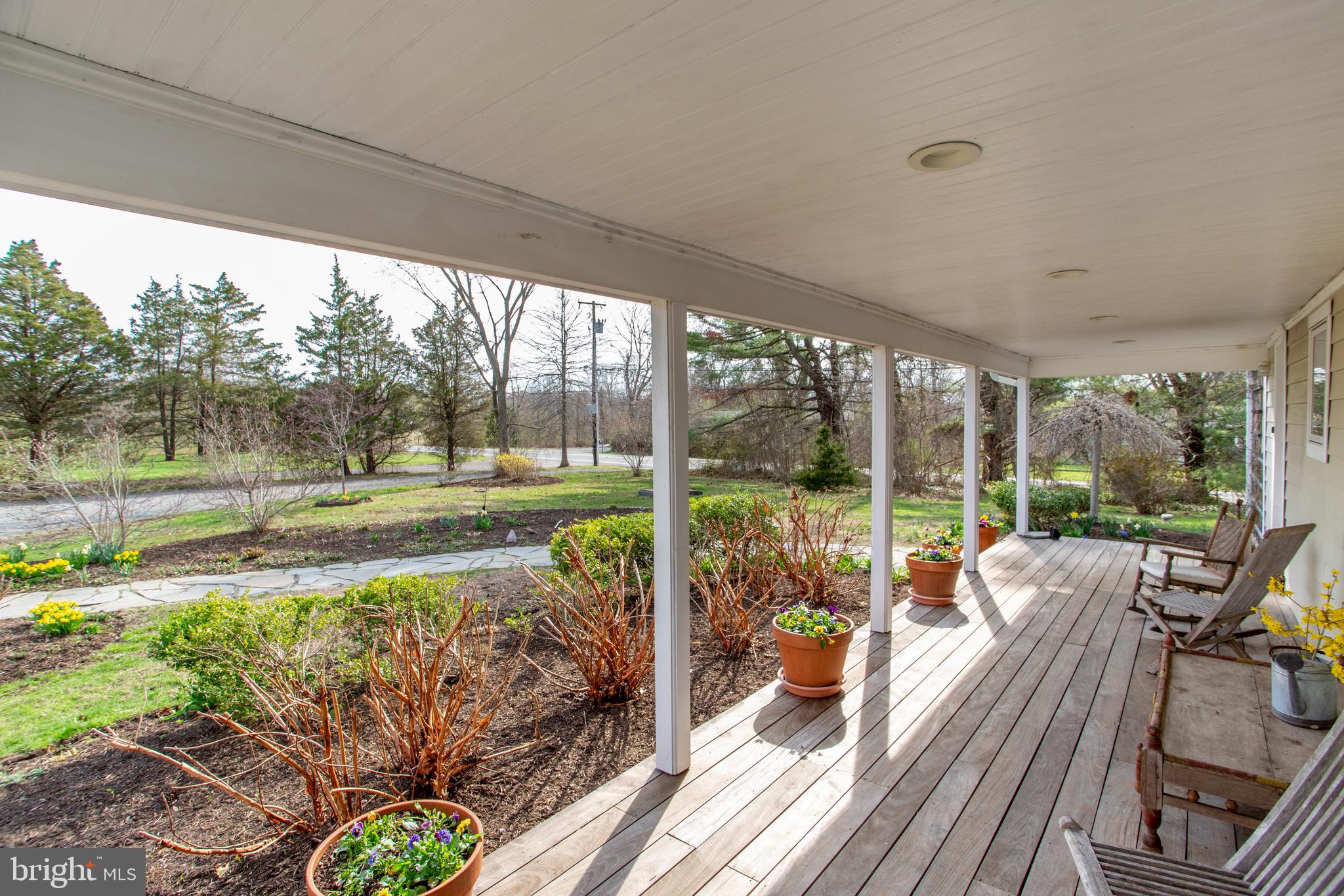 1714-linvale-harbourton R Linvale Harbourton Road Hopewell, NJ 08525 - Photo 7 of 46 a view of a living room and a garden