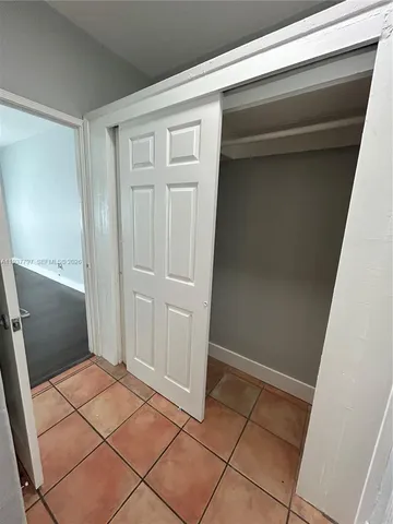 a view of closet area