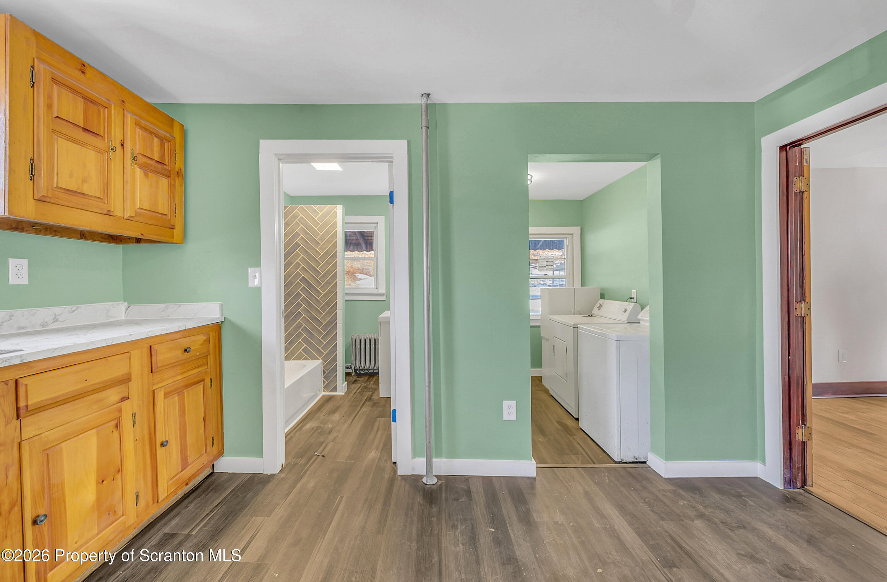 2309 Ash Street Scranton, PA 18510 - Photo 18 of 46 a view of hallway with wooden floor