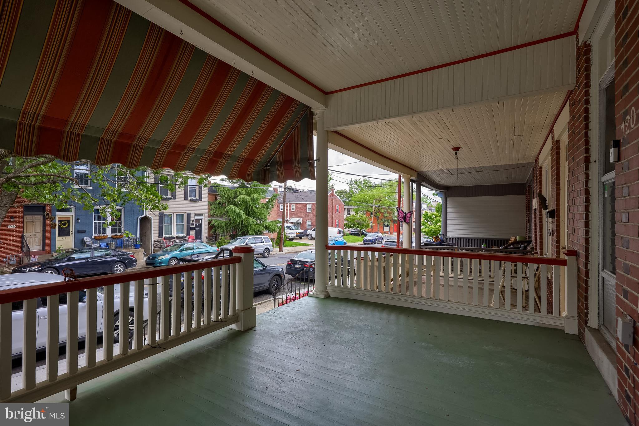 720 1st Street Lancaster, PA 17603 - Photo 7 of 50 a view of a porch with wooden floor
