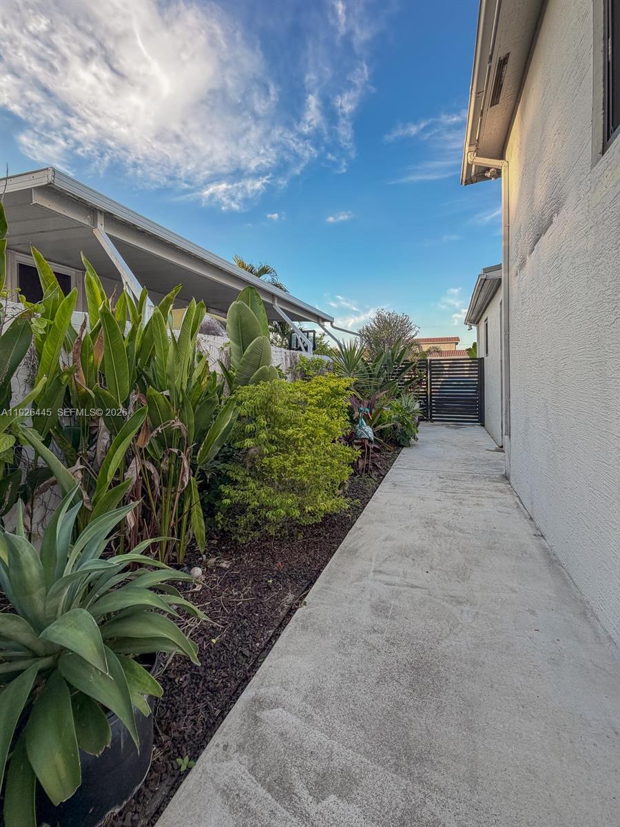 7840 Southwest 18th Terrace Miami, FL 33155 - Photo 27 of 28 a view of a garden with pathway